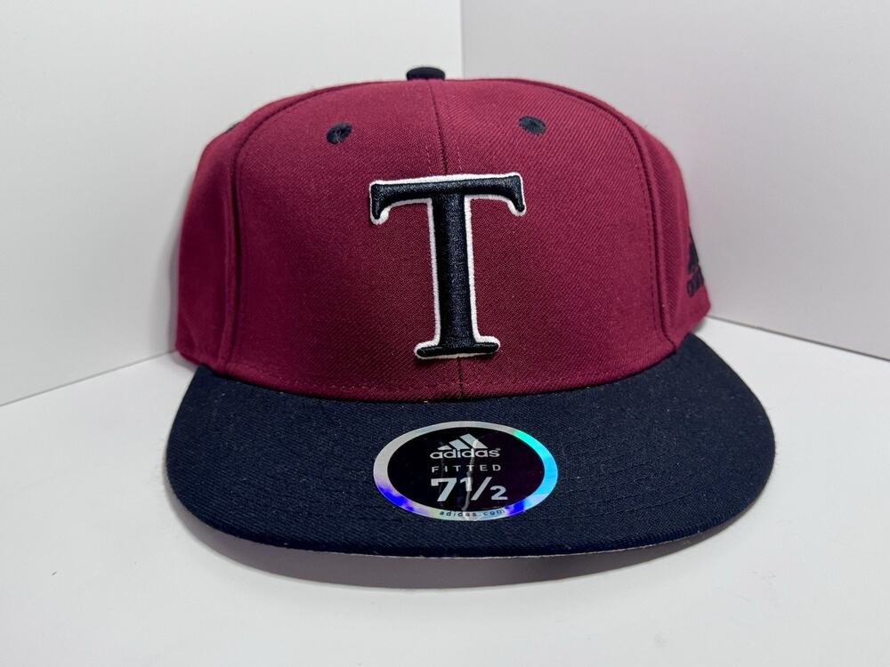 Texas A&M Aggies Adidas Fitted Hat Cap Size 7 1/2 Maroon NCAA BNWT